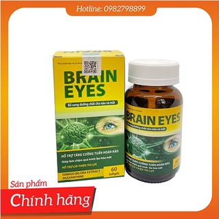 [MÃ SJUL11752 GIẢM 50% ĐƠN 0Đ]Thực Phẩm Bảo Vệ Sức Khỏe BRAIN EYES Bổ Sung Dưỡng Chất Cho Não Và Mắt, Tăng Cường Tuần Ho