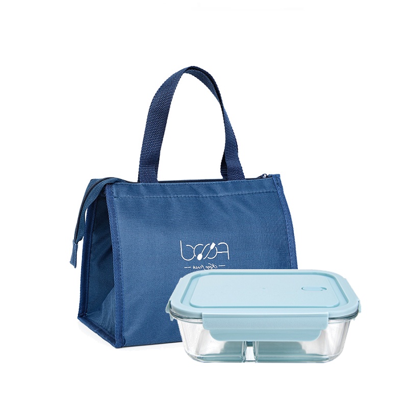 Bộ hộp cơm thủy tinh chia ngăn cao cấp Glass Lunch Box