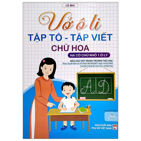 Sách Vở Ô Li - Tập Tô, Tập Viết Chữ Hoa