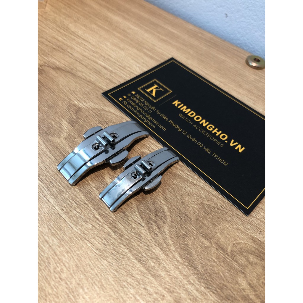 Khoá bướm cho dây đồng hồ inox đủ size nam nữ 12mm 14mm 18mm 20mm