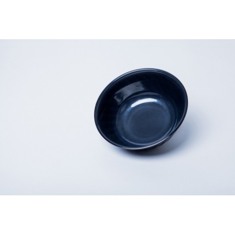 Tô nhựa 17.2 x 6.4 cm melamine phíp đen trơn, nâu bát mì phở cơm  - bowl F-TOX07