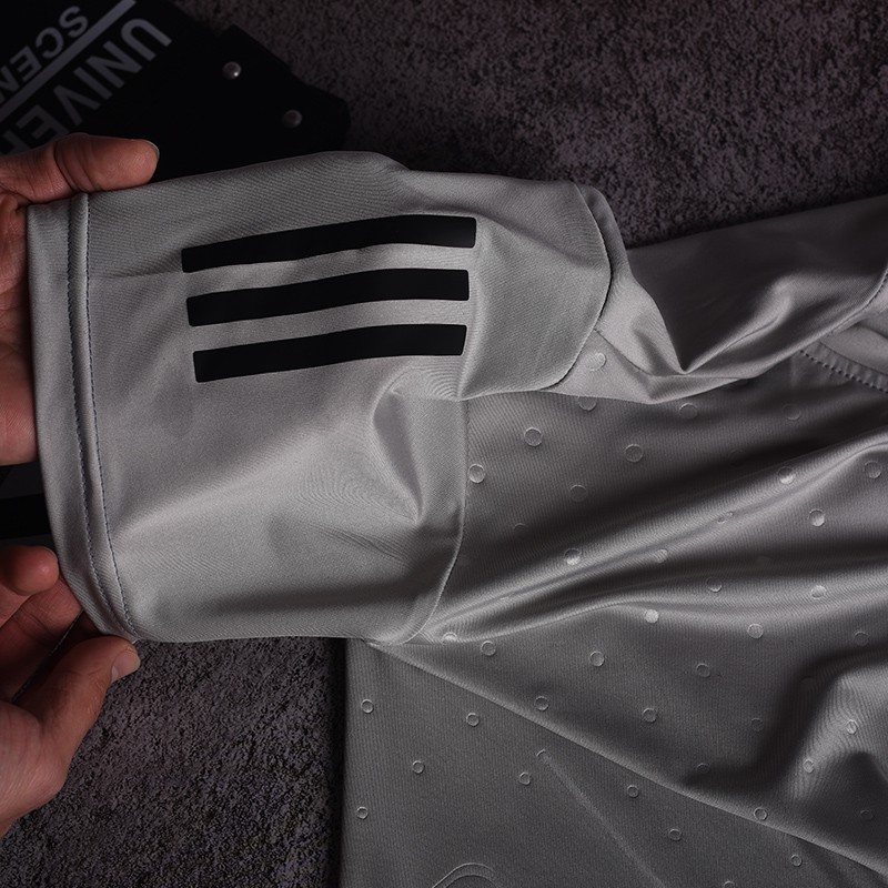 Áo thun nam thể thao Ariza ép vân chất thun lạnh mát co giãn 4 chiều thoải mái tặng kèm 1 đôi tất lười | BigBuy360 - bigbuy360.vn