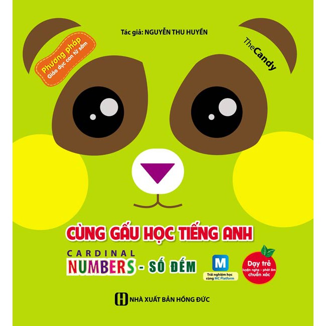 Sách - Cùng gấu học tiếng Anh - Cardinal numbers - Số đếm