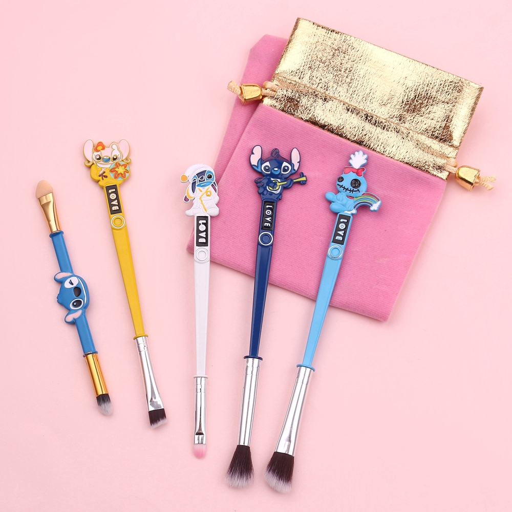 [Hàng mới về] Cọ trang điểm Molamgo trang trí hình búp bê stitch dễ thương