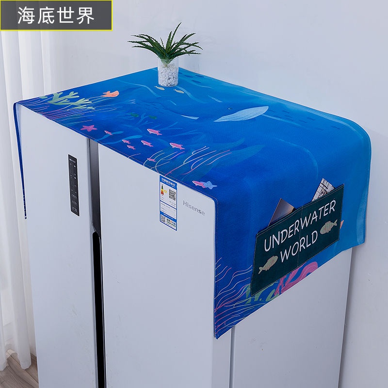 Tấm Vải Che Phủ Máy Giặt / Tủ Lạnh Chống Nắng Hai Cửa Mở Kèm Túi Đựng