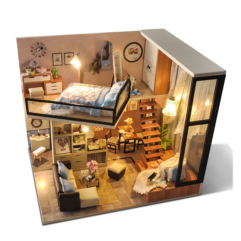 Nhà búp bê Quiet loft and Life Dream TYU16D ( tặng kèm mica)