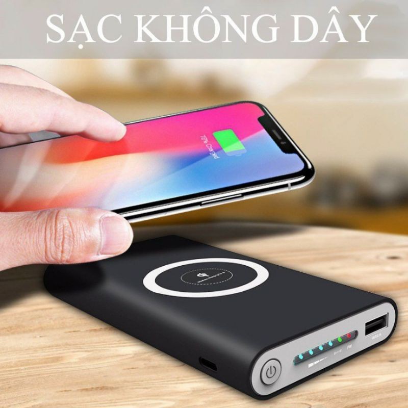 Sạc dự phòng QI kiêm sạc không dây 20.000mah