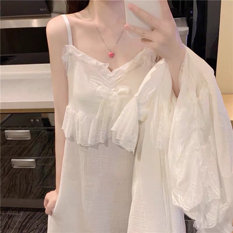 ORDER giá gốc VÁY 2 DÂY / ÁO KHOÁC NGOÀI CÔNG CHÚA SEXY rẻ nhất shopee | BigBuy360 - bigbuy360.vn