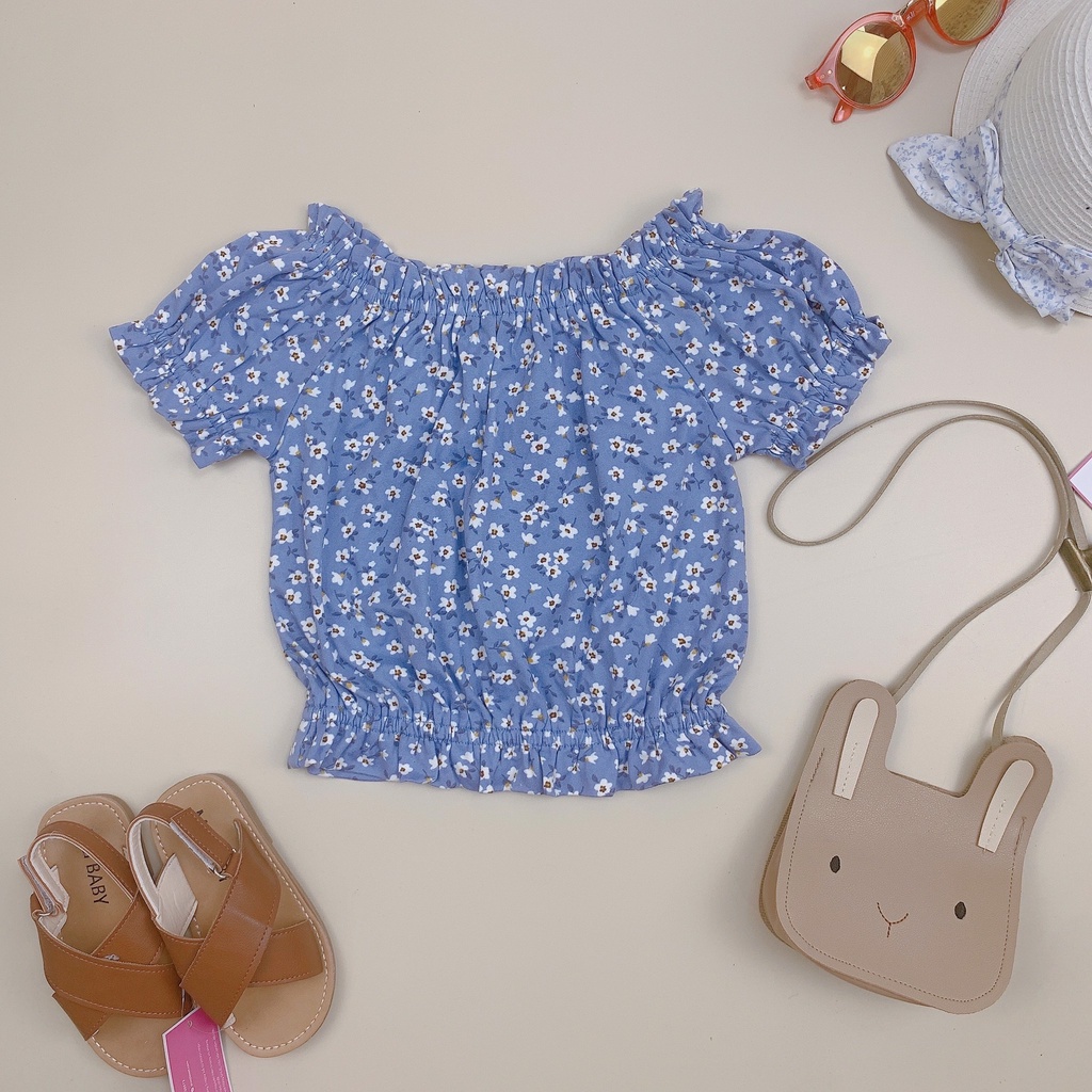 Áo thun dáng ngắn Heartandarrow, moonpink... BG