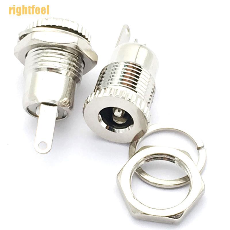 Bộ Jack Nguồn Dc 10 5.5x2.1mm Bằng Kim Loại Chuyên Dụng