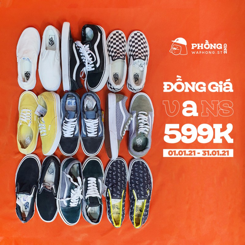 Giày Vans Sneaker Real 2hand Cond cao
