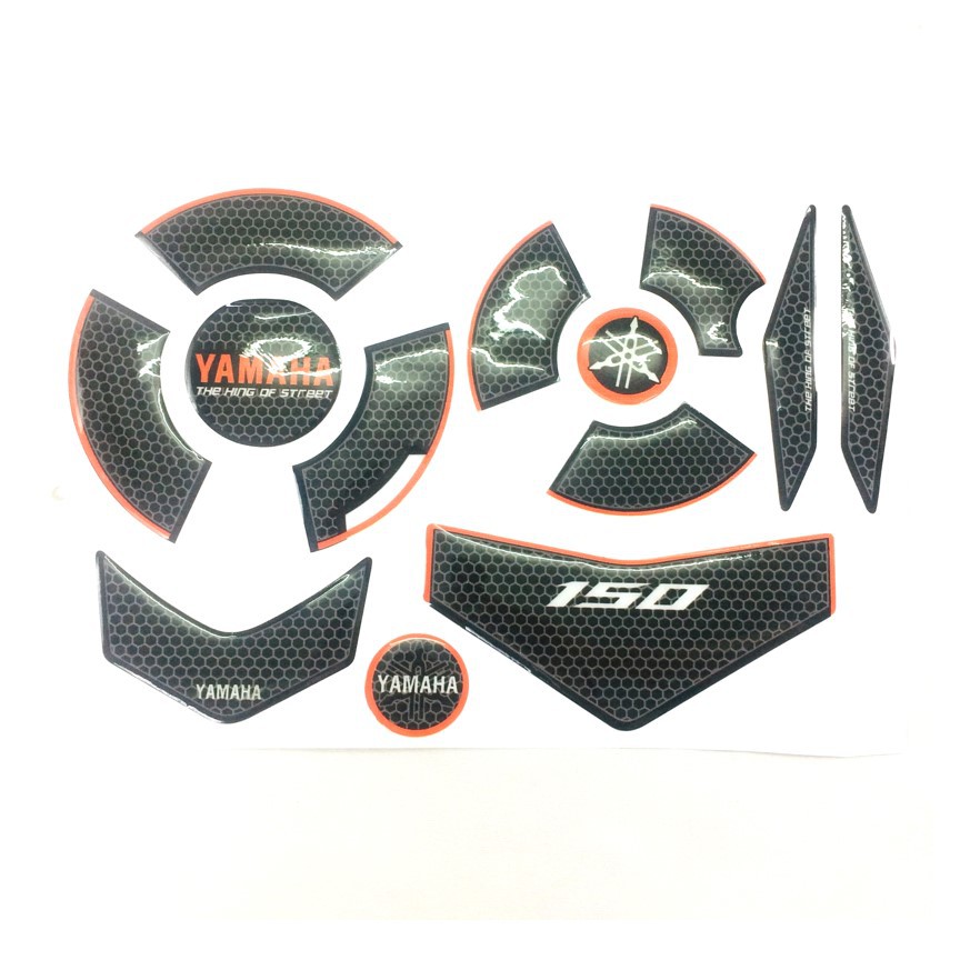 Bộ tem dán lốc máy xe Exciter 150 Greennetworks