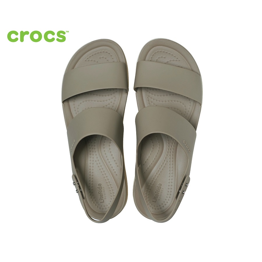 Dép sandal đế xuồng nữ CROCS Brooklyn 206453-15W