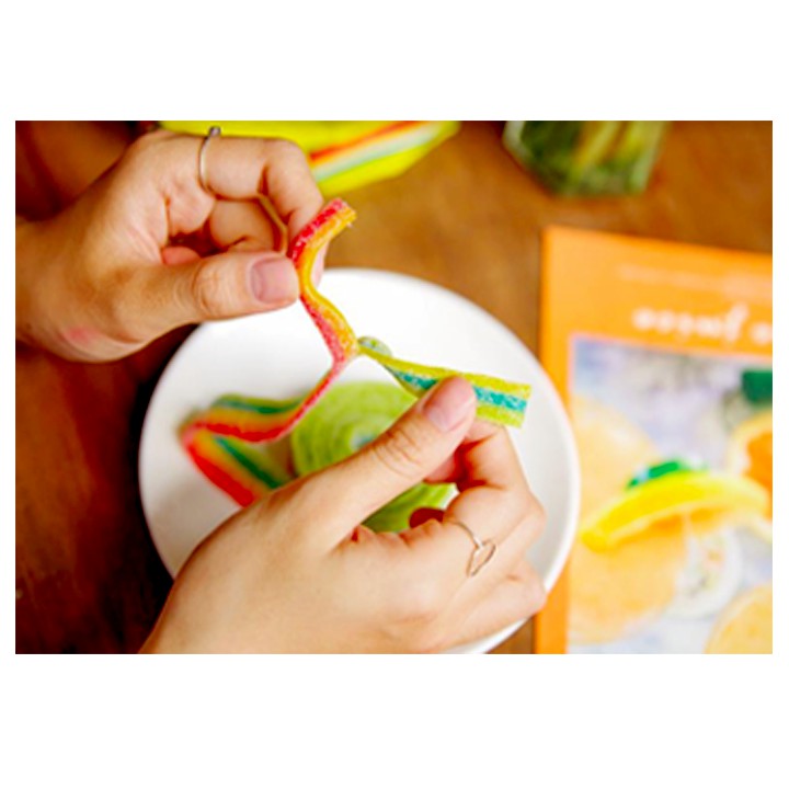 10 Kẹo dẻo chupa chups cầu vồng hương trái cây