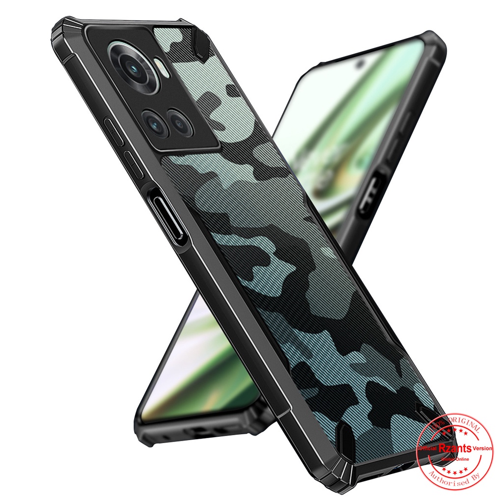 Ốp Điện Thoại Mỏng Họa Tiết Rằn Ri Chống Sốc Bảo Vệ Camera Cho OnePlus 10R Ace