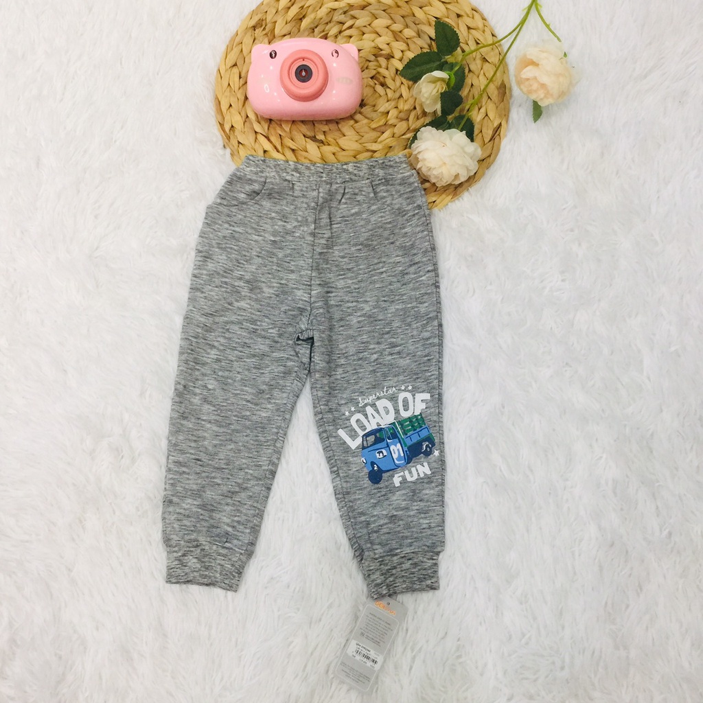 Quần dài cho bé trai bé gái thu đông size 2-6Y Dokma sale DQM360 Lamiha