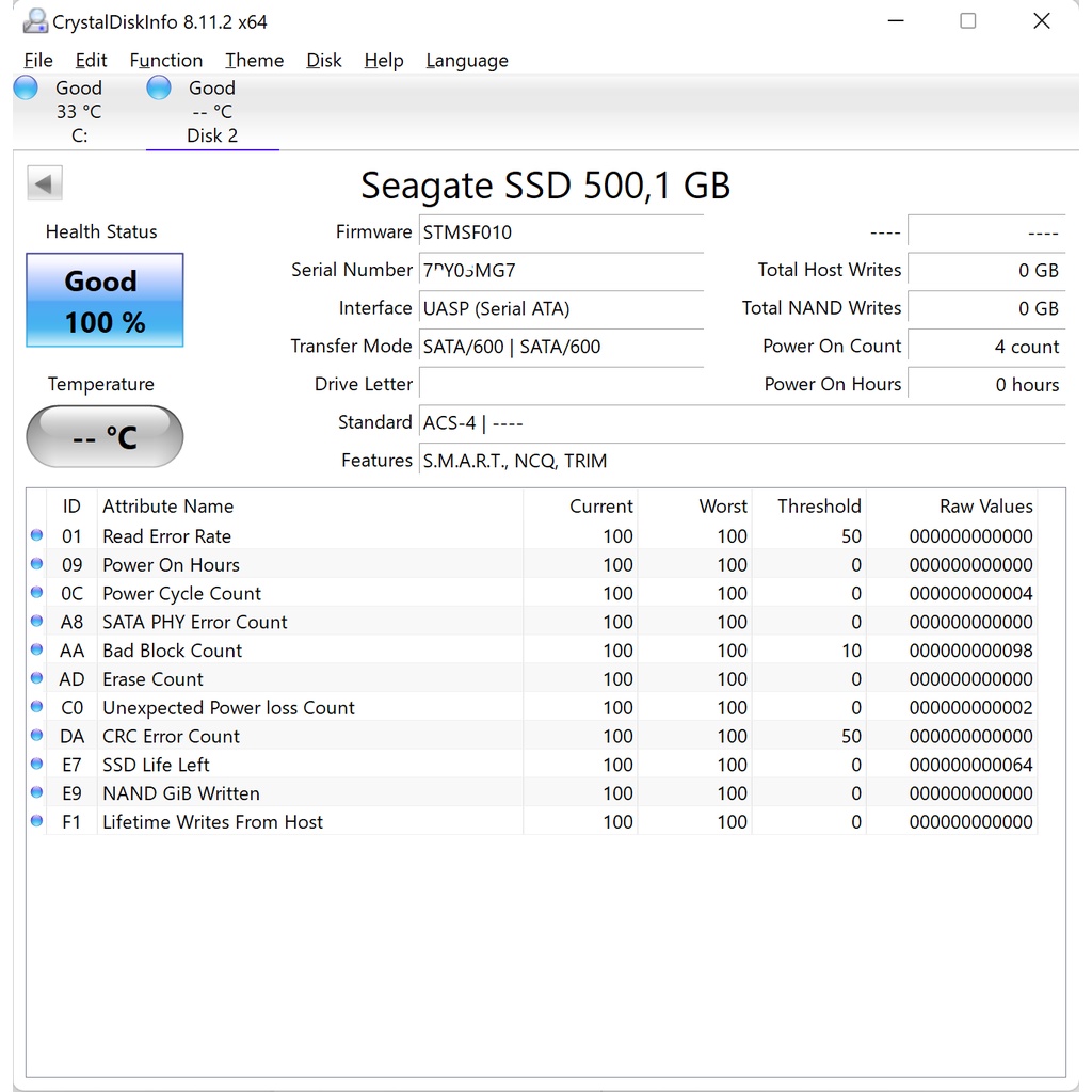 Ổ cứng SSD 500GB 2.5'' SATA SEAGATE - 5 NĂM 1 ĐỔI 1 NEW- ổ BARRACUDA LAPTOP NHANH HƠN SAMSUNG Evo 860 870 WD KINGSTON | BigBuy360 - bigbuy360.vn