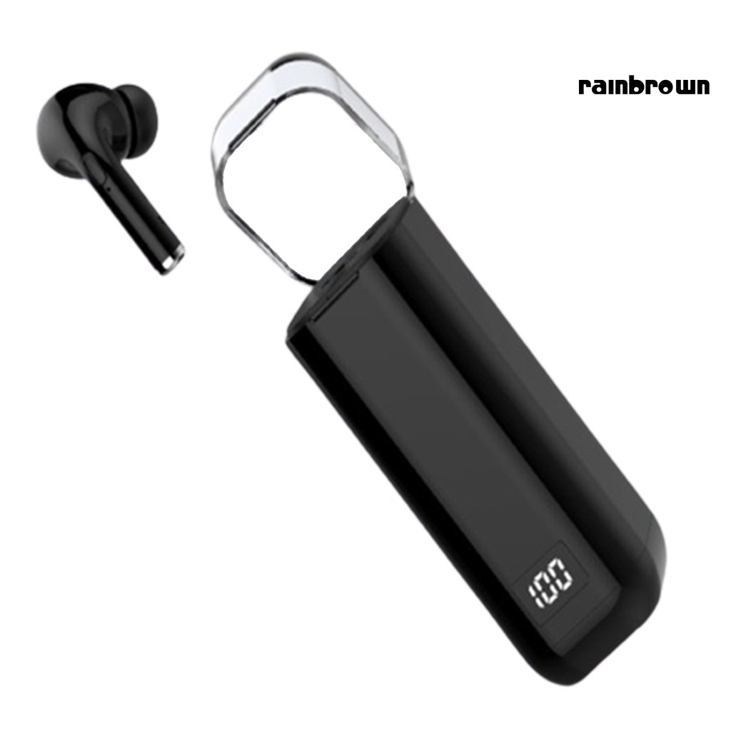 Tai Nghe Bluetooth Không Dây Màu Trơn Kèm Hộp Sạc