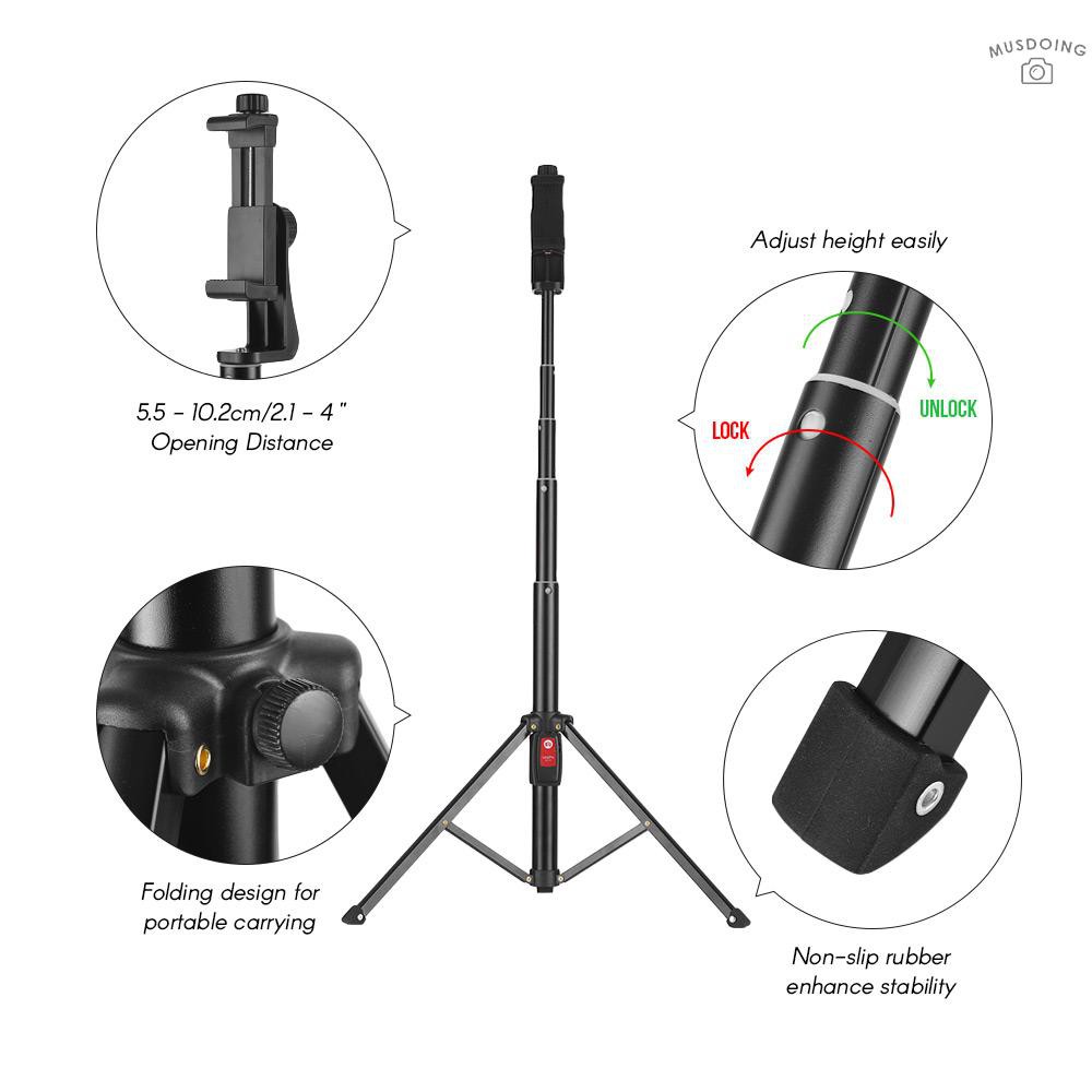 Chân Máy Ảnh Tripod 55 Inch Cho Iphone X 8 7 6 Plus Samsung Galaxy Note 8 / S8