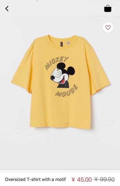 Áo Phông HM Mickey