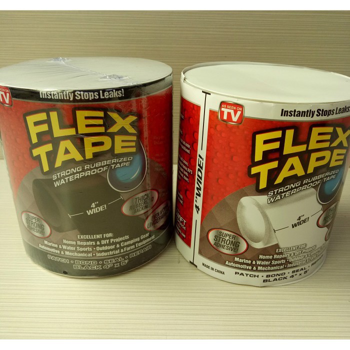 Miếng vá thông minh Flex Tape - Siêu dính, sử dụng trên mọi chất liệu (Đen)