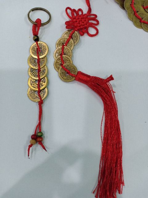 Xâu tiền xu ngũ đế may mắn loại bóng đẹp | BigBuy360 - bigbuy360.vn