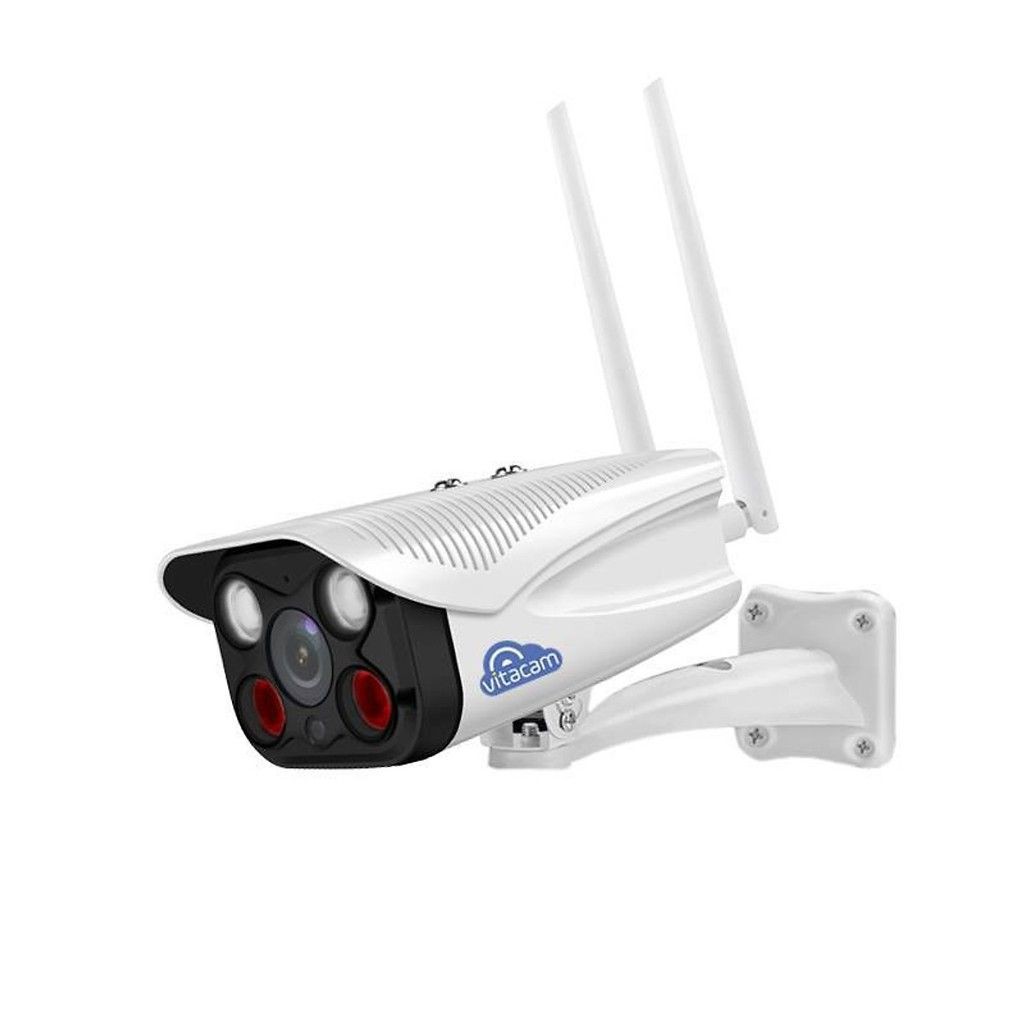 Camera IP Wifi Vitacam VB720 Pro Ngoài Trời Hình Ảnh có màu cả Đêm và Ngày - Hàng Chính Hãng bảo hành 24 tháng