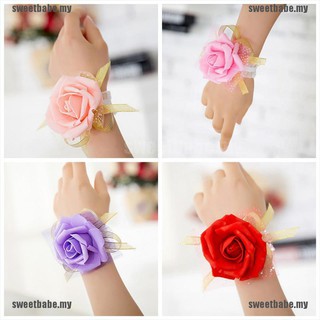 Vòng Tay Hoa Hồng Lụa Phụ Dâu Mới