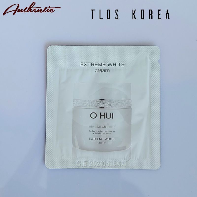 10 Gói Sample Kem Dưỡng Ohui Trắng Extreme White Cream 1ml - Dưỡng Trắng Dưỡng Ẩm Ngăn Lão Hóa