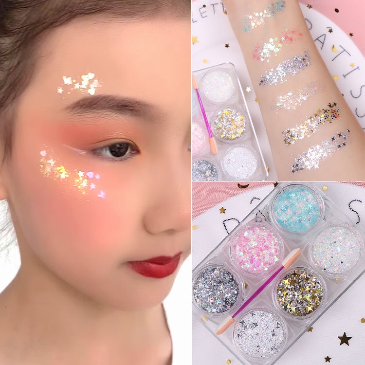 Bán Chạy#Gel Kim Tuyến Lấp Lánh Trang Điểm Mắt / Mặt Cho Bé Gái 8