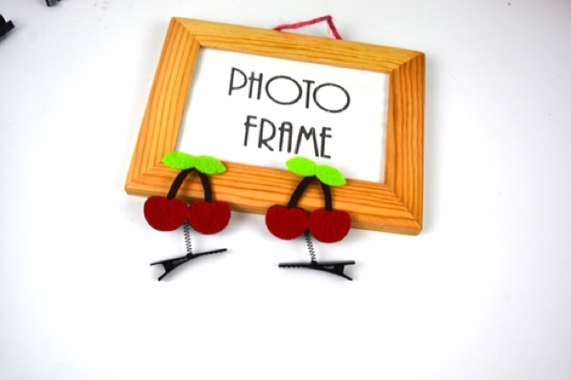 Kẹp tóc gà bông lò xo