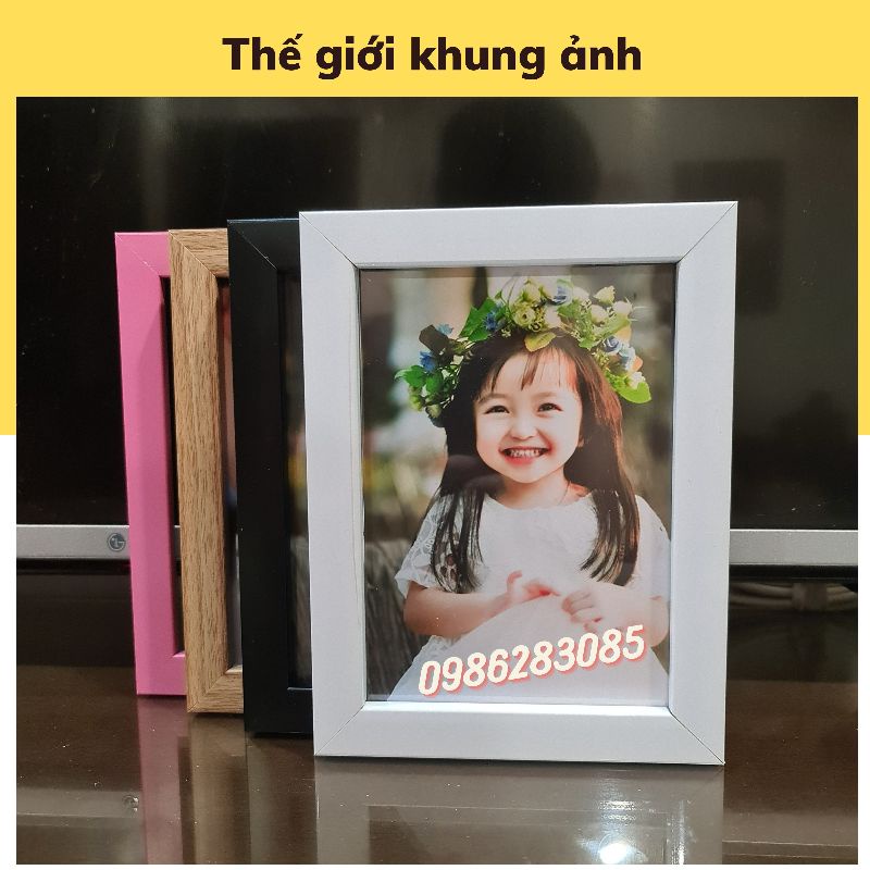 Bán sỉ /lẻ khung ảnh để bàn 13x18 tặng kèm chân để bàn, dùng keo gắn tiện lợi | BigBuy360 - bigbuy360.vn