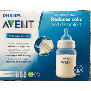 BÌNH SỮA AVENT 260ML CLASSIC SCF563/17
