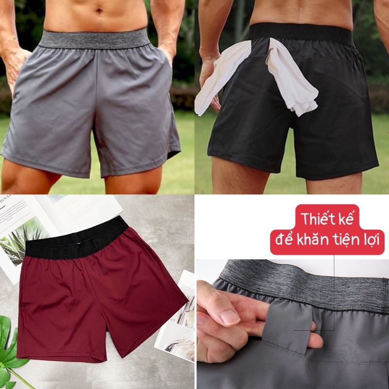 QUẦN TẬP GYM THỂ THAO NAM - Quần Short 1 Lớp Siêu Chất