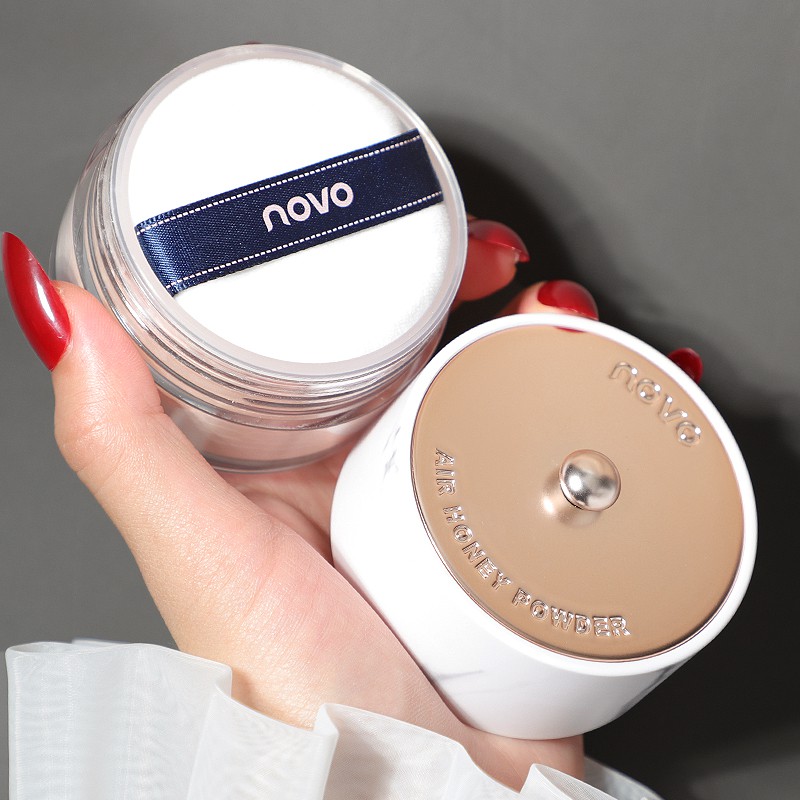 Phấn Phủ Bột Kiềm Dầu Không Trôi NOVO Marble Setting Powder 15g - Thiết Kế Vân Đá Siêu Sang Chảnh | BigBuy360 - bigbuy360.vn