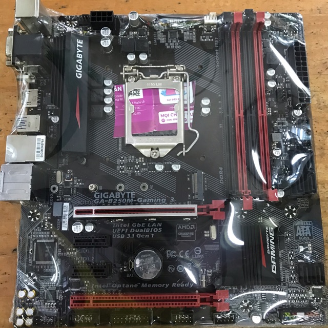 Gigabyte B250M-Gaming 3 (Chipset Intel B250/ Socket LGA1151/ VGA onboard)