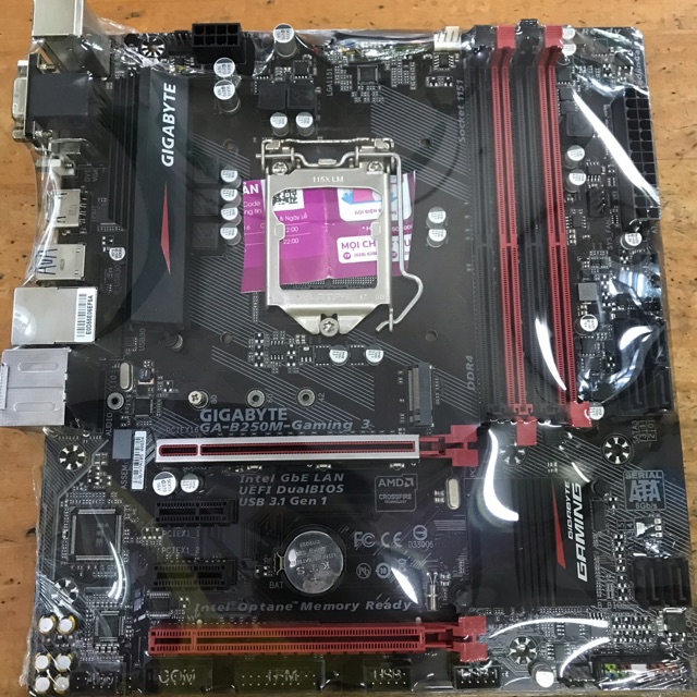 [Mã 159ELSALE hoàn 7% đơn 300K] Gigabyte B250M-Gaming 3 (Chipset Intel B250/ Socket LGA1151/ VGA onboard)