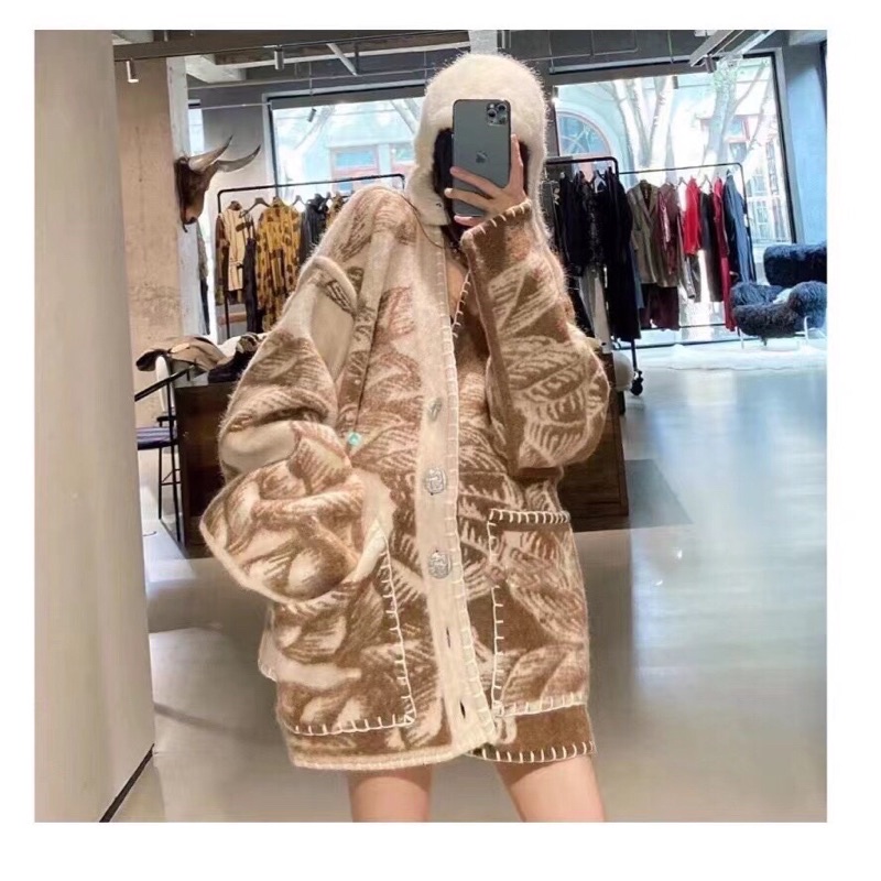 Áo khoác cardigan nữ free size mẫu mới thương hiệu thời trang Hermes HM cao cấp