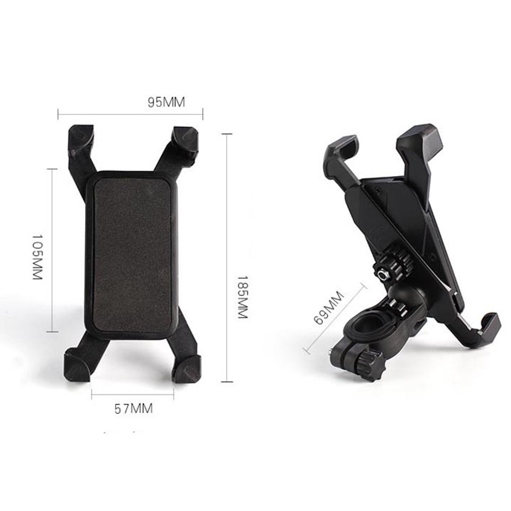 Giá đỡ điện thoại gắn vào ghi đông xe đạp xe máy