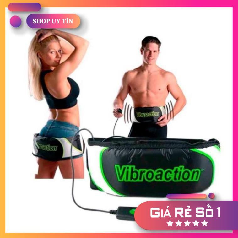 [Hàng Cao Cấp] Đai mát xa Vibroaction - Đai massage bụng vibroaction