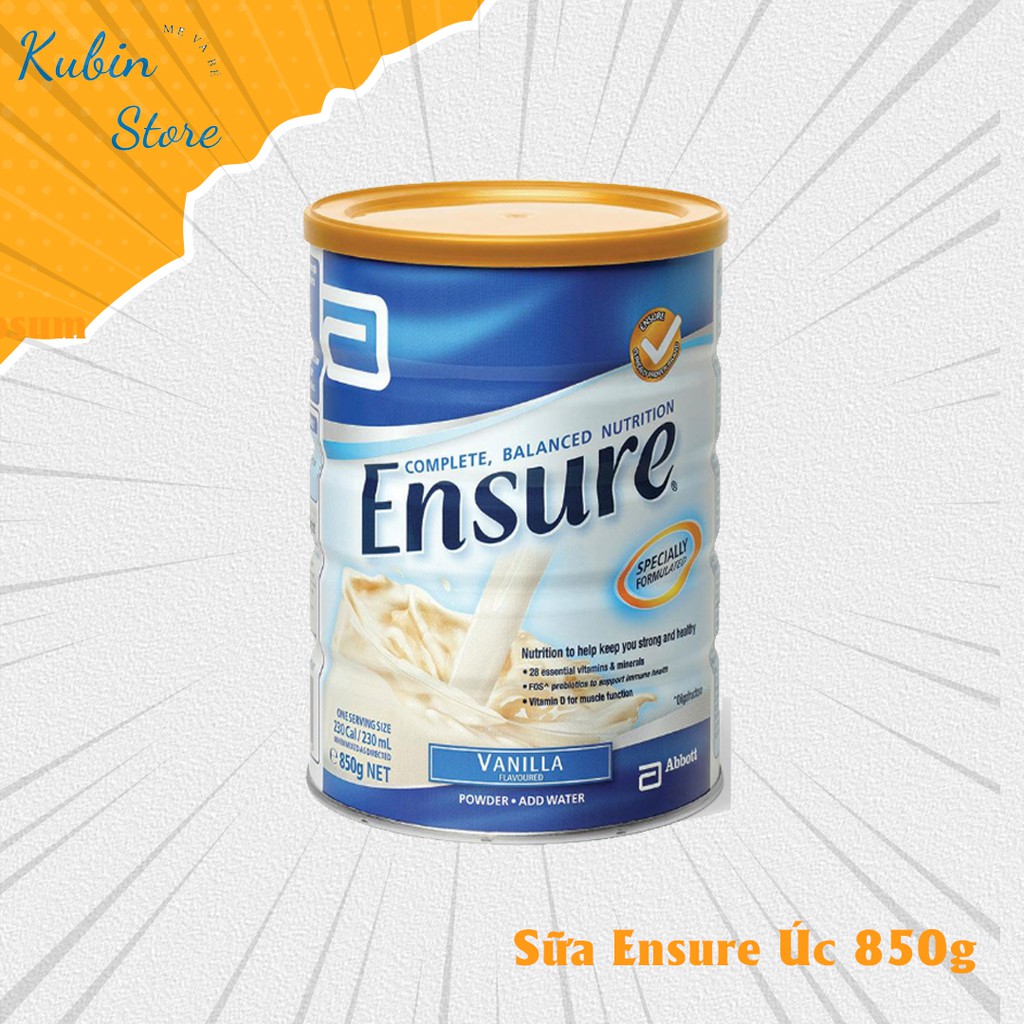 Sữa Ensure Úc 850g Chất lượng đảm bảo, Giá Tốt