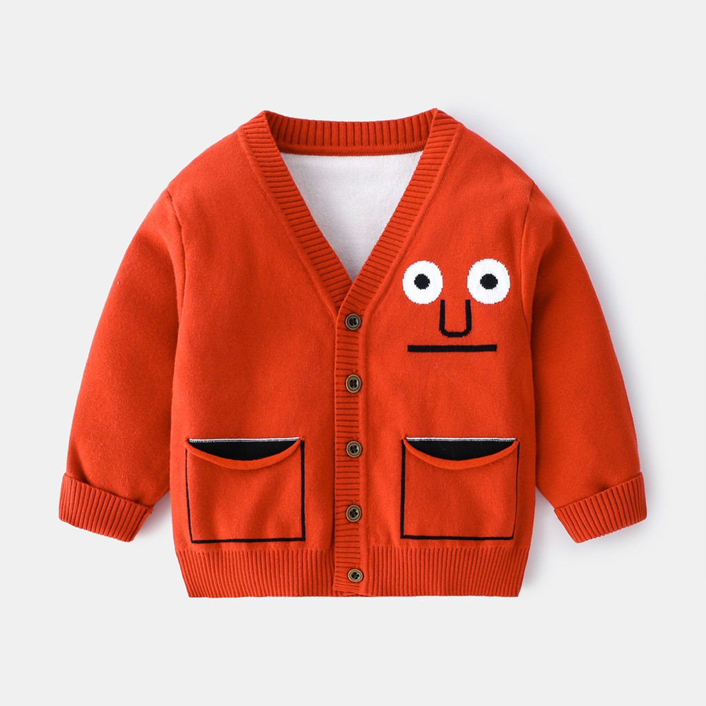 Áo len Cardigan cho bé WELLKIDS áo khoác len Cardigan họa tiết đáng yêu hàng xuất Âu Mỹ