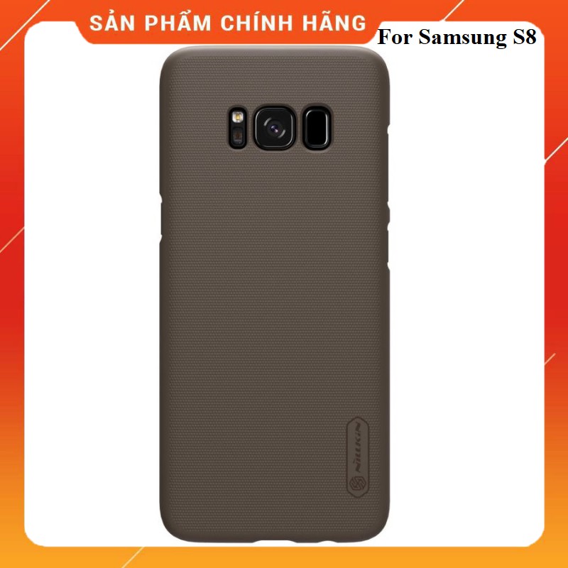 Ốp lưng sần dành cho Samsung Galaxy S8 chính hãng Nillkin ( Tặng miếng dán màn hình chính hãng Nillkin )