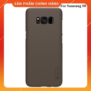 Ốp lưng sần dành cho Samsung Galaxy S8 chính hãng Nillkin ( Tặng miếng dán màn hình chính hãng Nillkin )