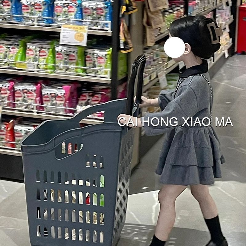 Set Đồ Thu Đông 2 Món Gồm Áo Cổ Búp Bê + Váy Thời Trang Hàn Quốc Cho Bé Gái