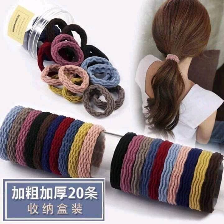 [Hot]-HỘP CHUN BUỘC TÓC 20 CHUN