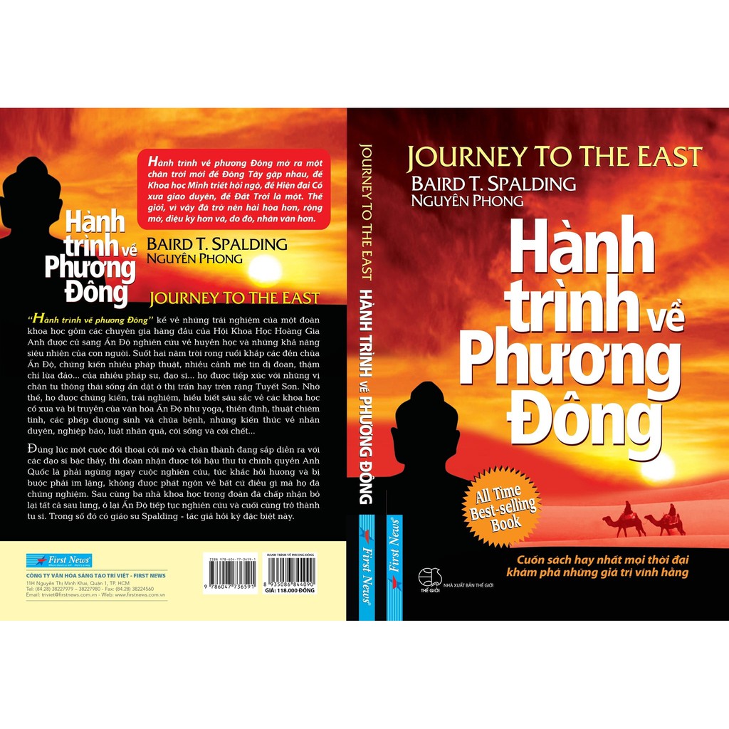 Sách - Combo Hành Trình Về Phương Đông 54495 + Đi Tìm Lẽ Sống 47695 - First News