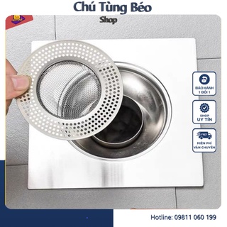 Nắp Cống Thoát Sàn Lưới Inox Chống Tắc Nghẽn
