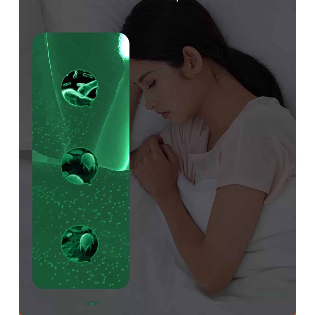 Máy Hút Bụi Giường Nệm Diệt Khuẩn Bằng Tia UV Cầm Tay Có Dây Deerma EX919 Chính Hãng FullBox