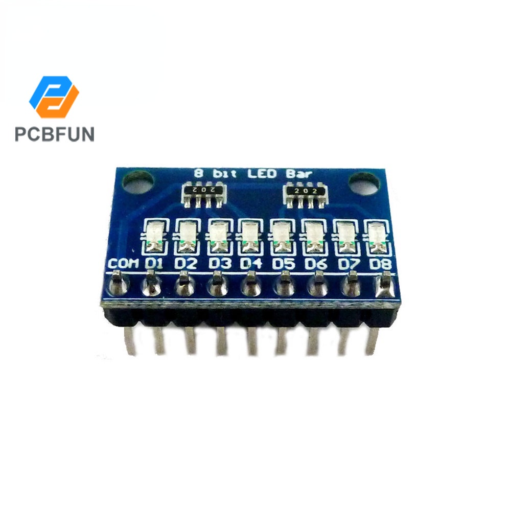 Mô đun thanh đèn LED PCBFUN 8 bit 3-24V dành cho Arduino NANO MCU